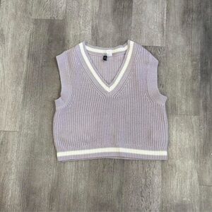 Light Purple Sweater Vest